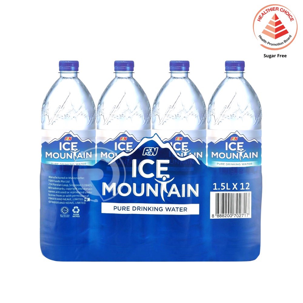 15 Ice Mountain Water 1.5L, Food & Drinks, Beverages on Carousell