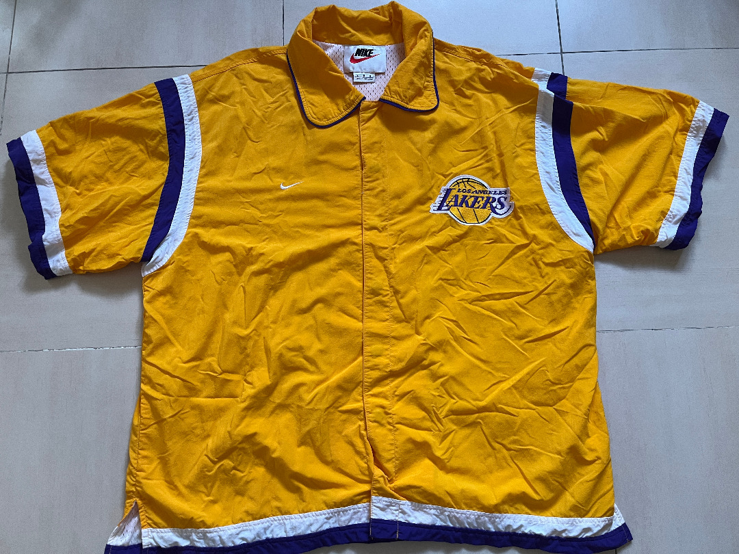 1997-1998 Authentic Nike Los Angeles Lakers Warm Upauthentic