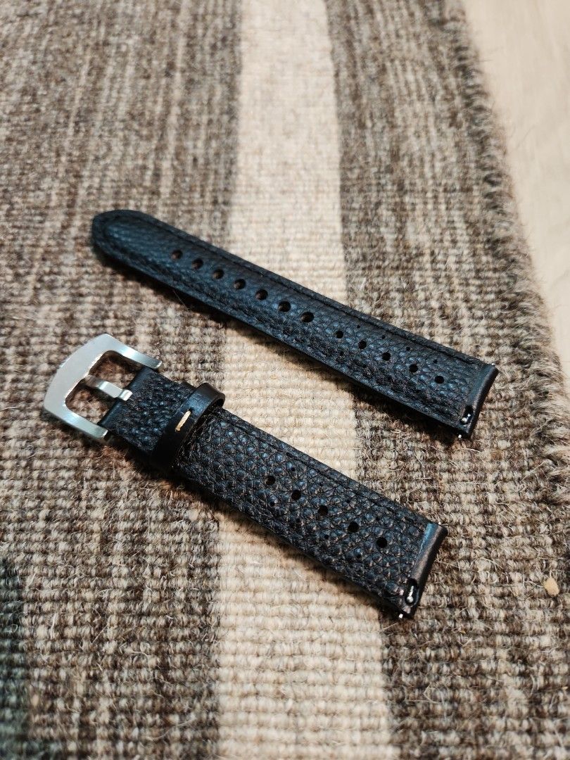 20mm black racing watch strap Luxury Watches on Carousell