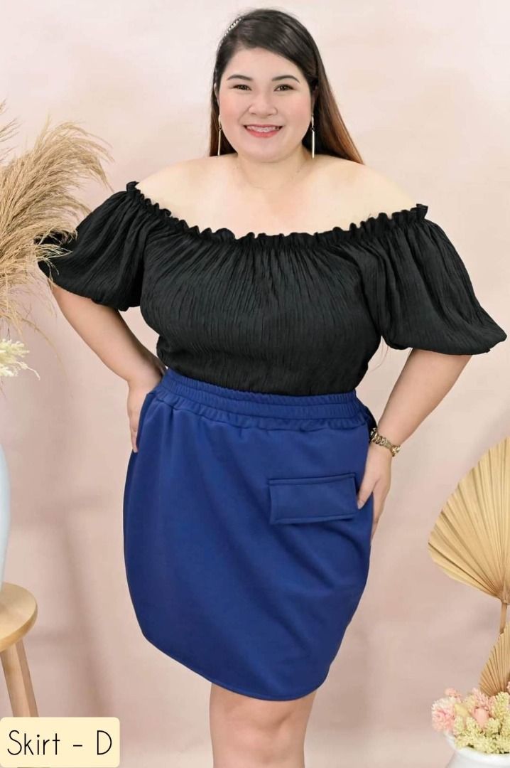 3Xl To 4Xl • Plus Size Casual Pencil Skirt, Women'S Fashion, Bottoms, Skirts  On Carousell