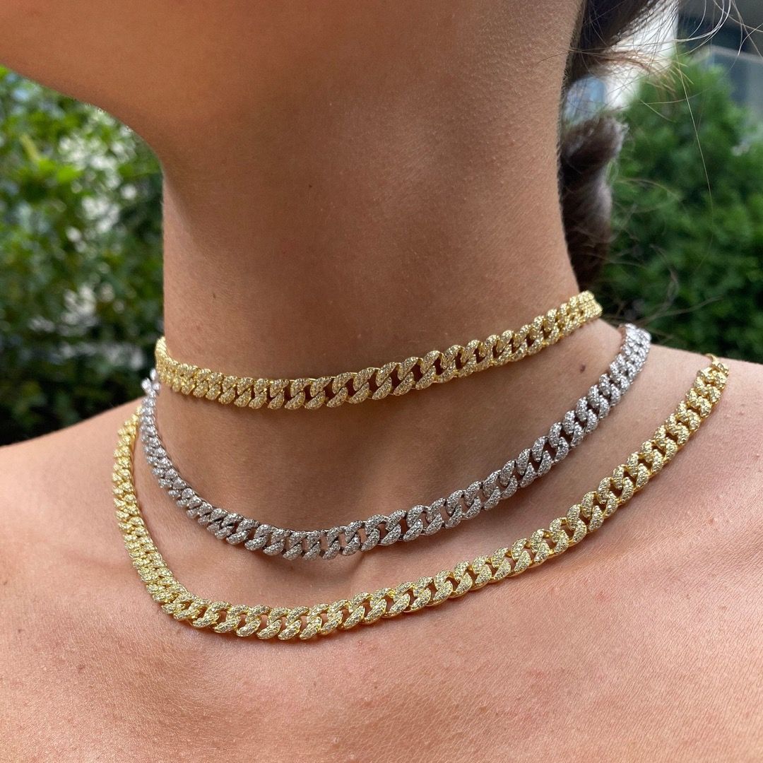 Adjustable chain necklace on sale gold
