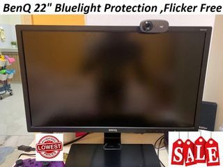 90pcs BenQ 22" VA Gaming LED monitor,1080p, Bluelight Protection, Flicker Free, VESA Wallmountable