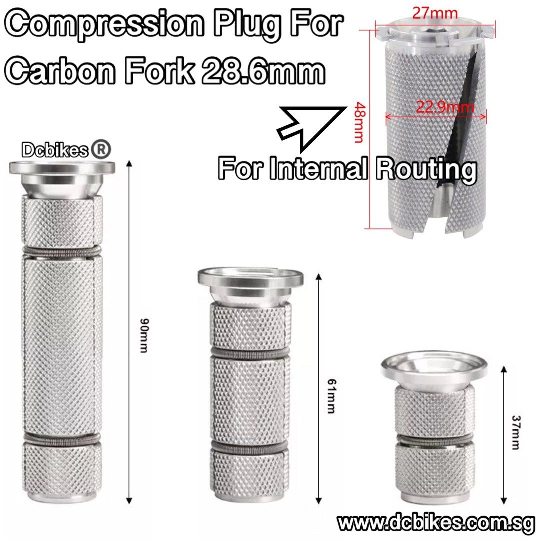Star nut deals carbon fork