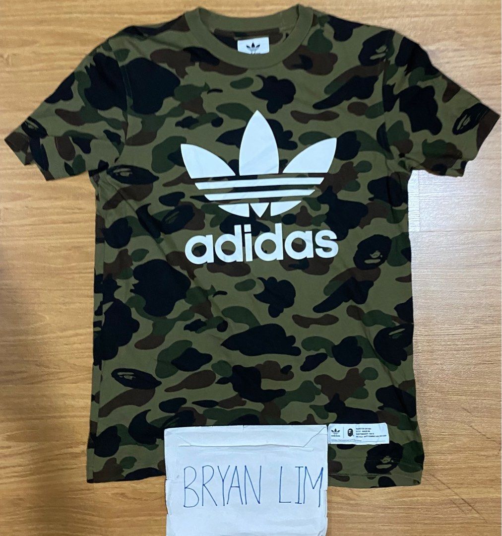 Bape adidas tshirt clearance