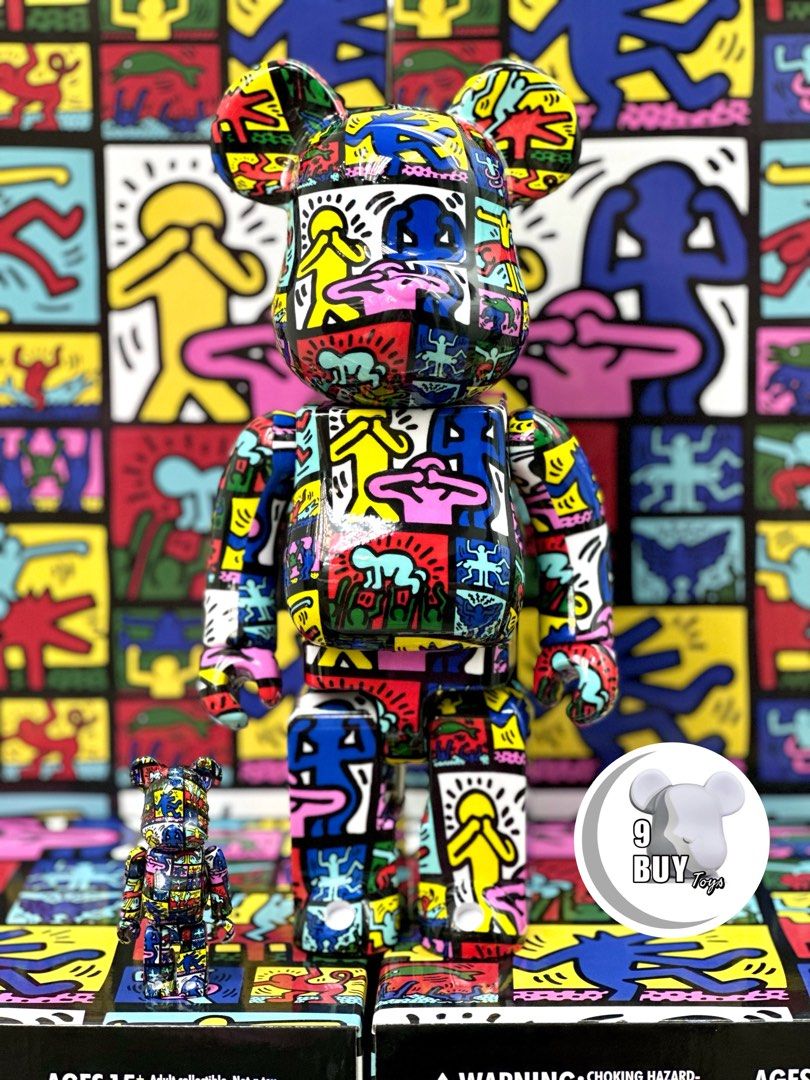 巜MEDICOM TOY BE@RBRICK KEITH HARING #10 100% + 400% SETS