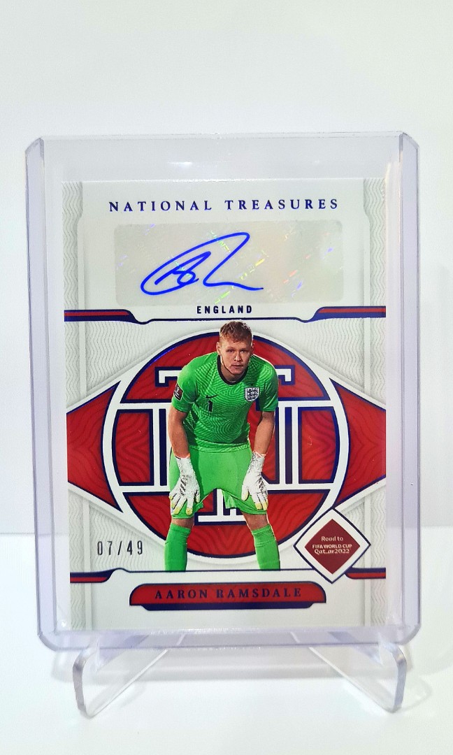 Aaron Ramsdale Auto /49, Panini Soccer, Hobbies & Toys 