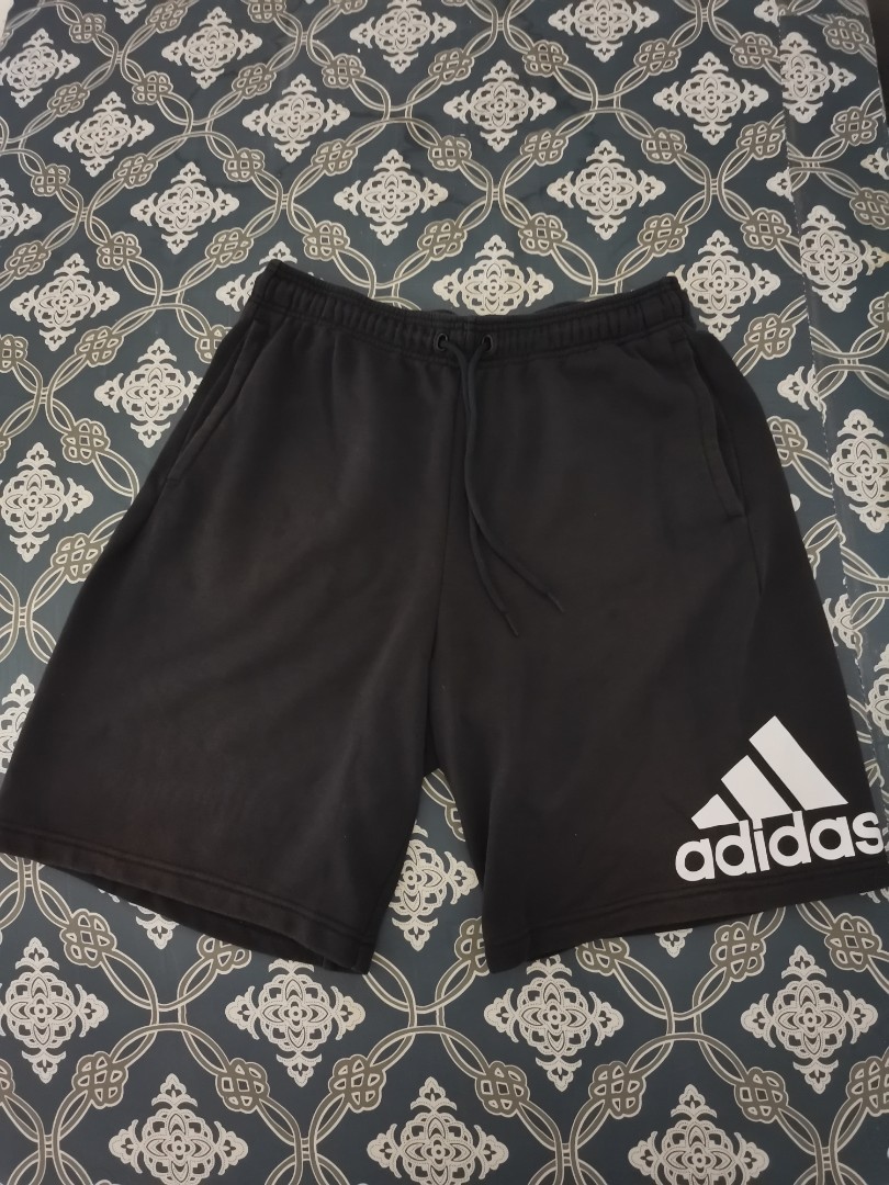 Adidas big logo shorts on Carousell