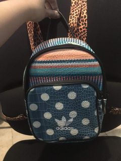 ADIDAS mini backpack multicolor (authentic), Women's Fashion, Bags & Wallets, Backpacks on Carousell