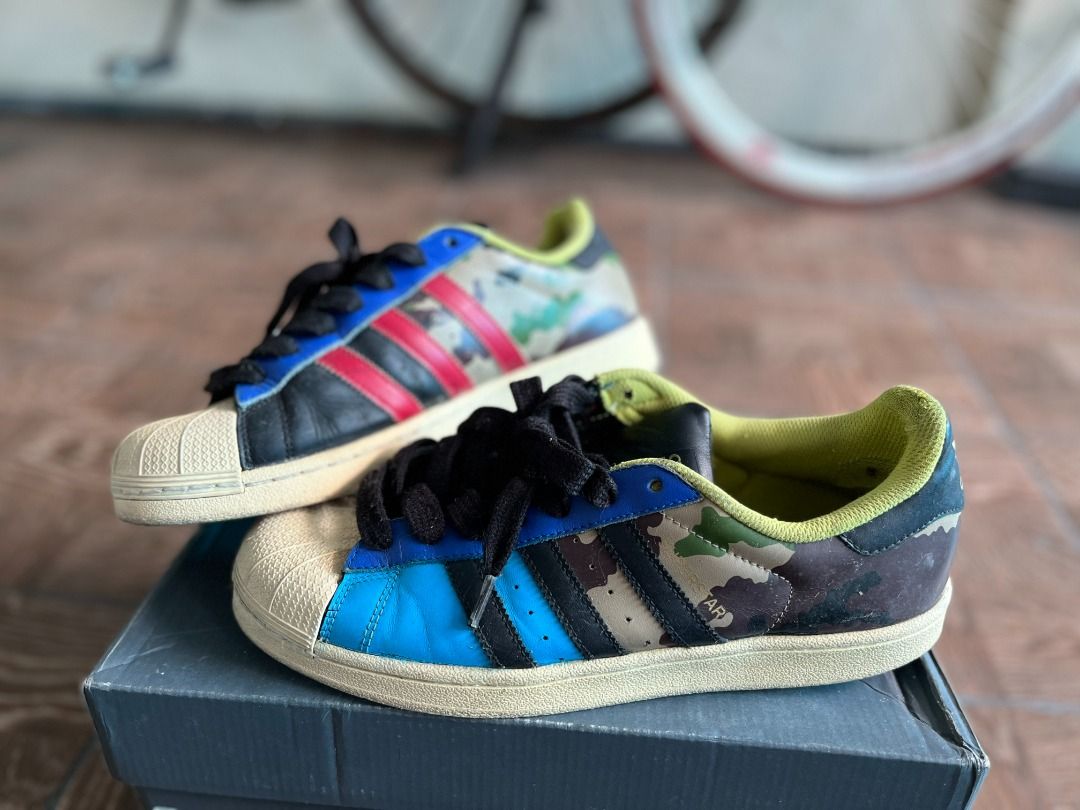 Adidas Superstar Camo, Fesyen Pria, Sepatu , Sneakers di Carousell
