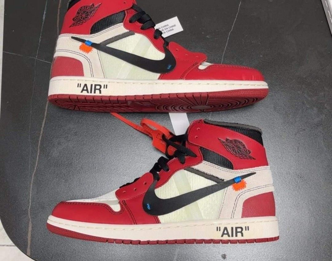 ow x air jordan 1 chicago