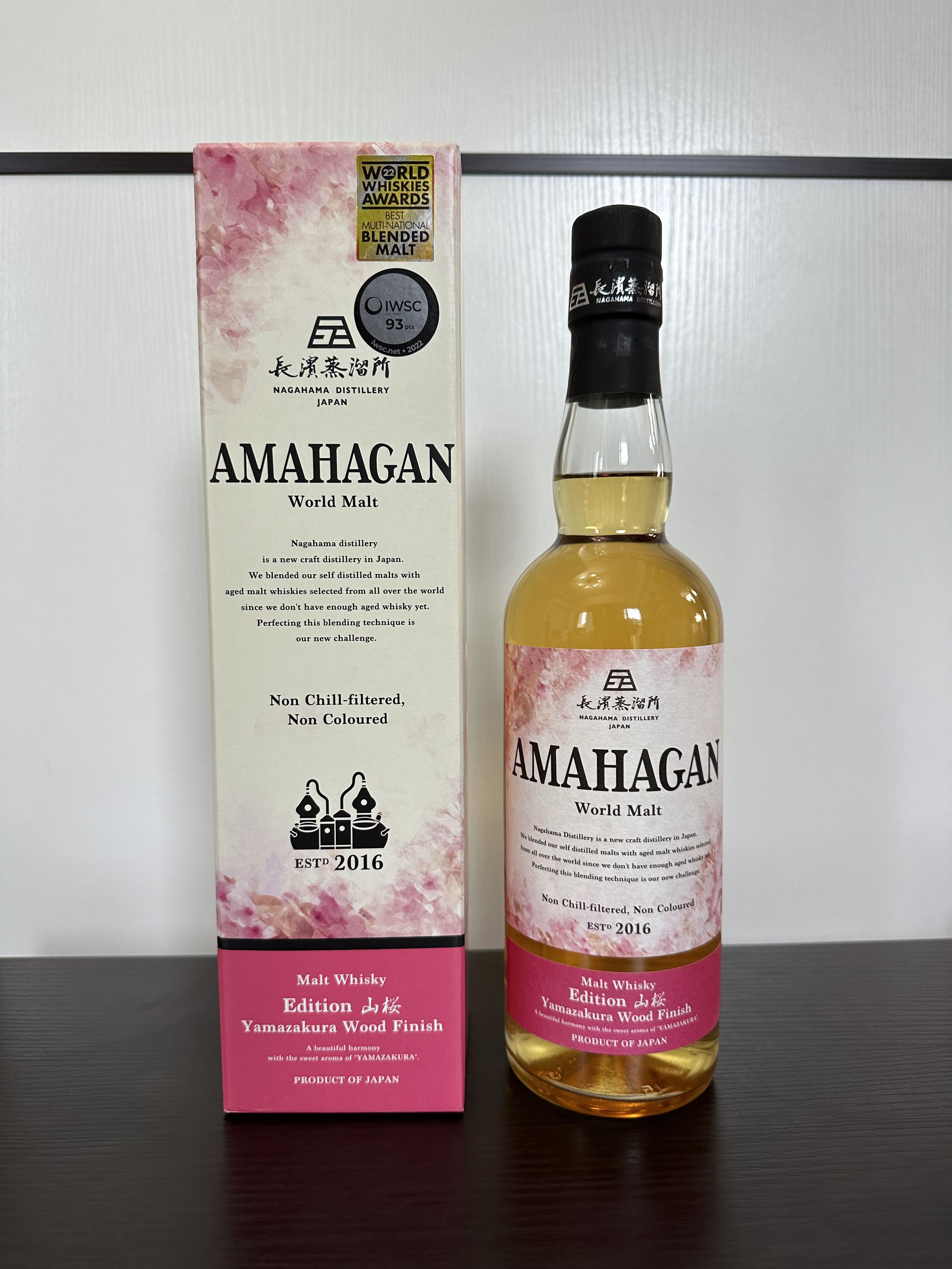 Amahagan Whisky長濱蒸餾所山櫻Limited Edition, 嘢食& 嘢飲, 酒精飲料 