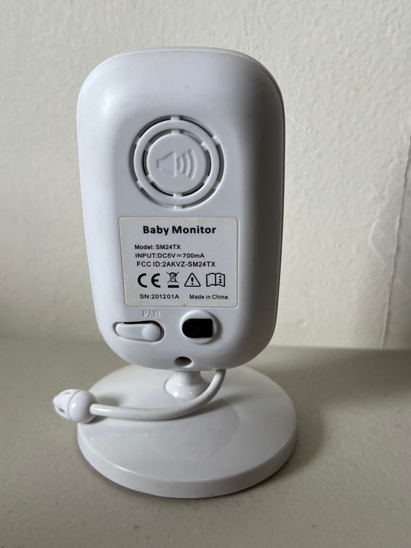 ANMEATE Video Baby Monitor with Digital Camera, Digital 2.4Ghz Wireless  Video Monitor with Temperature Monitor, 960ft Transmission Range, 2-Way  Talk