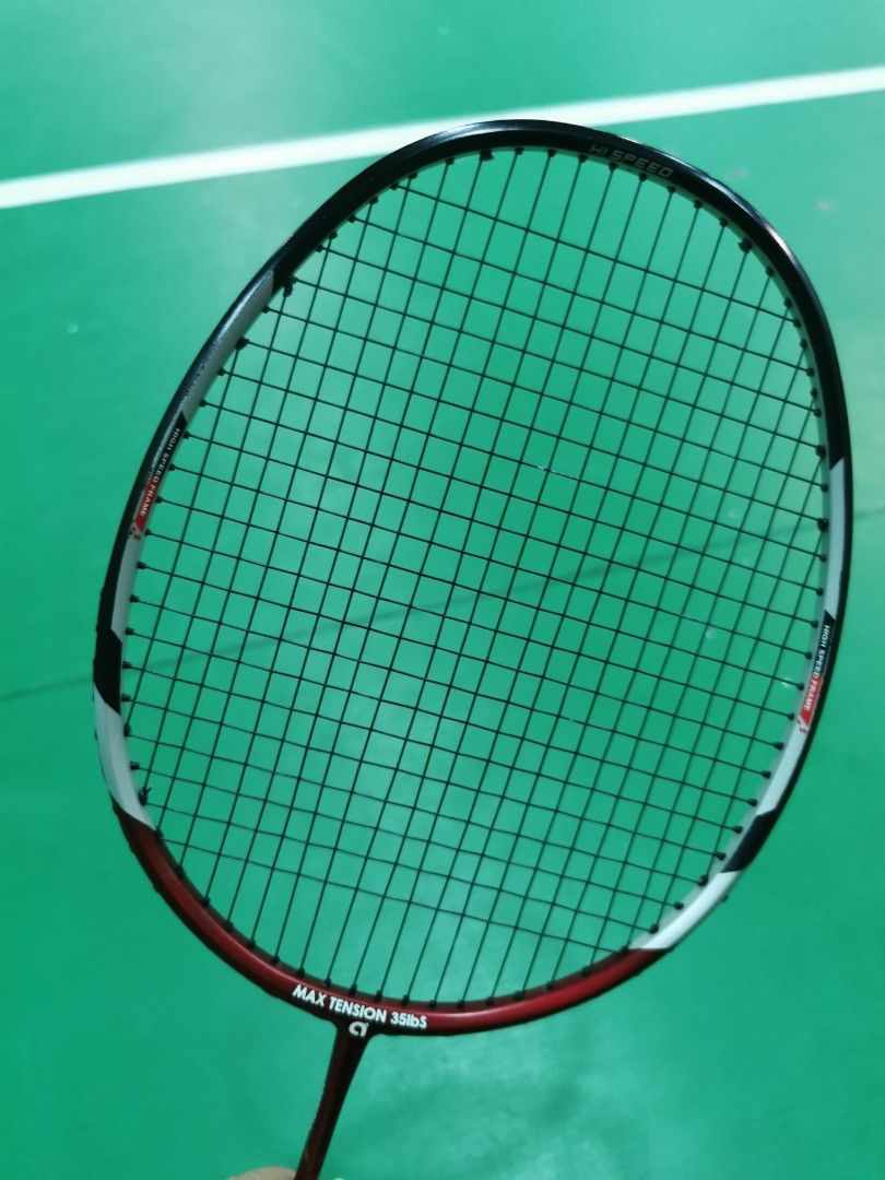 APACS LETHAL 8 RED BADMINTON RACQUET, Sports Equipment, Sports & Games ...