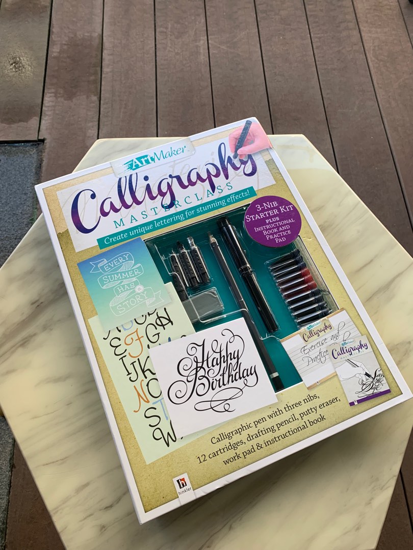 Art Maker Calligraphy Masterclass Kit, Hobbies & Toys, Stationery