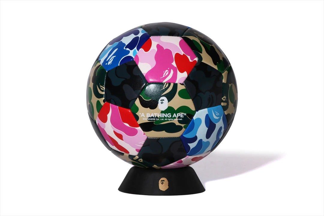 BAPE ABC CAMO SOCCER BALL