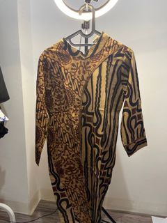 batik dress sopan