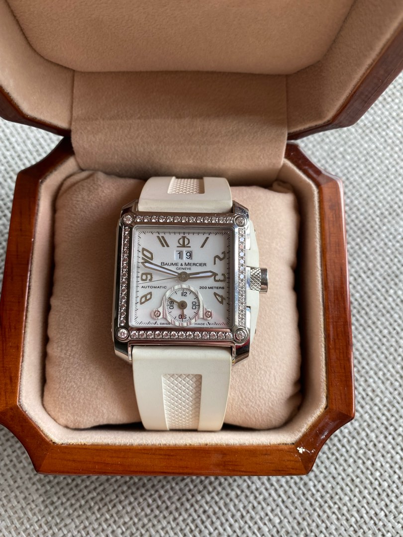 Baume and sales mercier square watch
