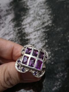 Big Amethyst Ring