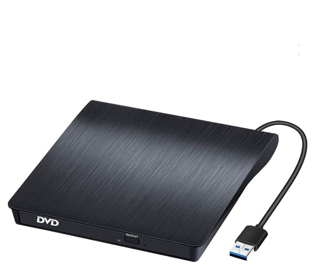 [BNIB] KENGDUDU (KLD001) External CD DVD Drive, USB 3.0 Slim CD/DVD