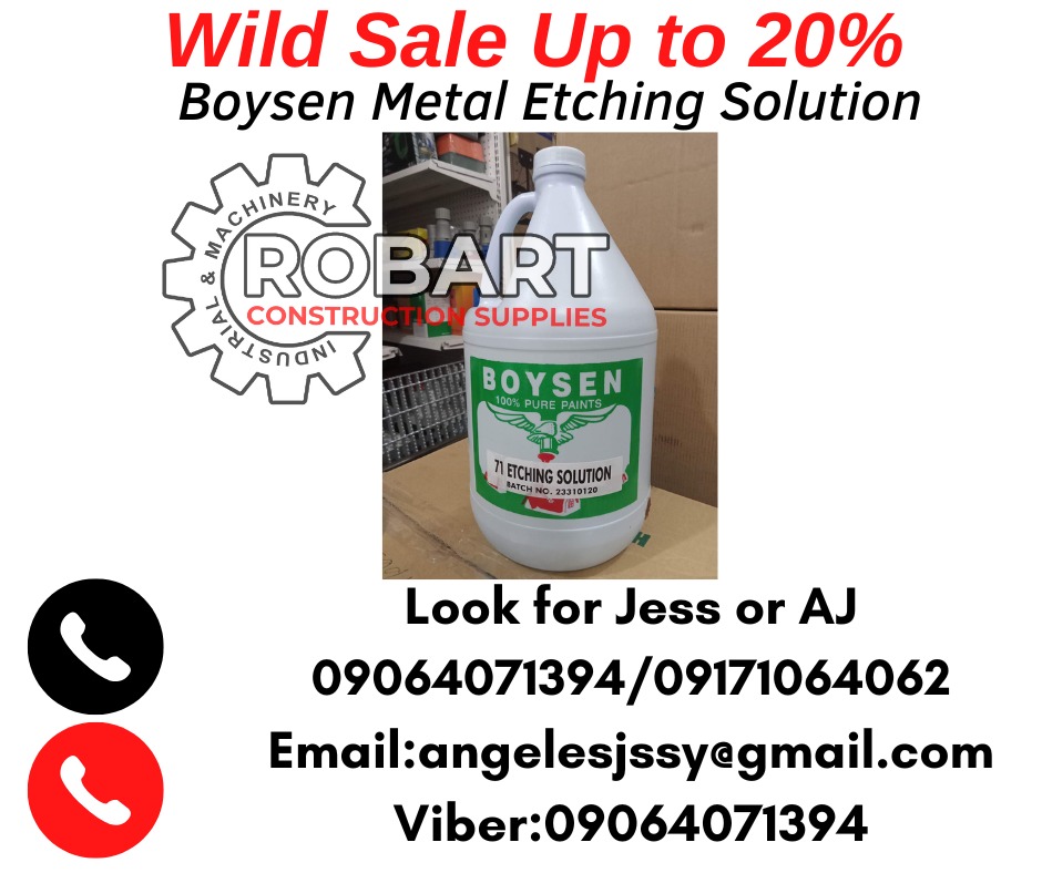 Boysen Metal Etching Solution on Carousell