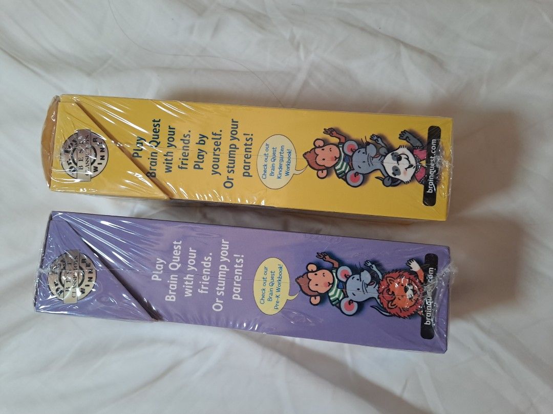 BRAIN QUEST cognizant cards, Hobbies & Toys, Books & Magazines