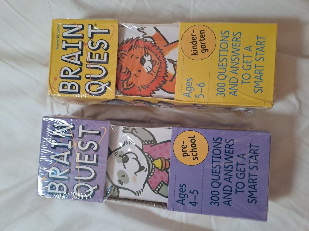 BRAIN QUEST cognizant cards, Hobbies & Toys, Books & Magazines