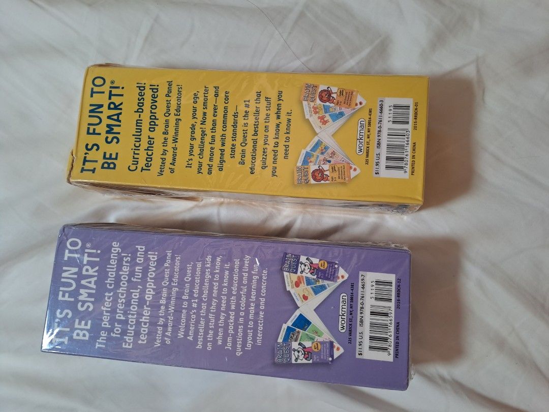 BRAIN QUEST cognizant cards, Hobbies & Toys, Books & Magazines
