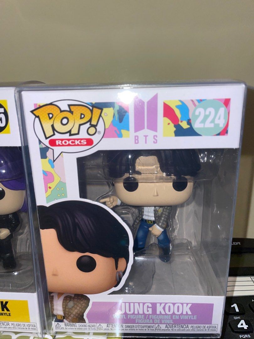 BTS Jungkook funkopop (Category: K-Wave Merchandise) located in Taguig. Submitted by mochiii07 (Listing ID 1216836771, Image 3). Description: BTS JUNGKOOK FUNKOPOP -dynamite jungkook -butter jungkook -both brand new and with plastic box seal -sold individually but will sell is for 1.5k if taking both -message me for more condi pictures -original and official -negotiable .