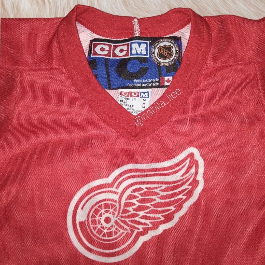 Toddler red best sale wings jersey