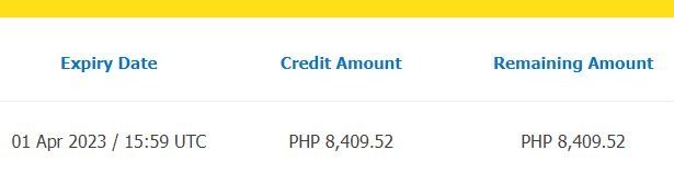 CEBU PACIFIC TRAVEL FUND FOR SALE! PHP 8,409.52