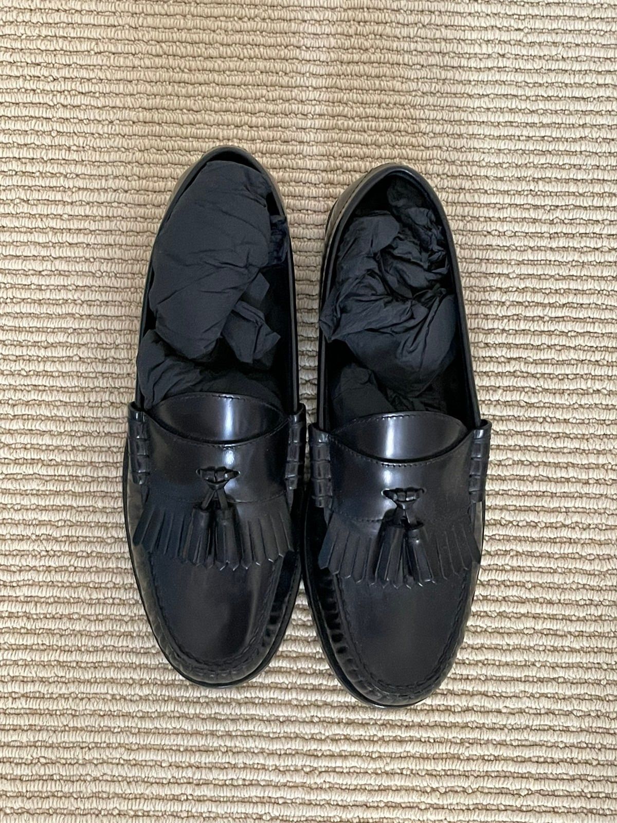 Celine Hedi Slimane Black Tassel Luco Loafer Size 40