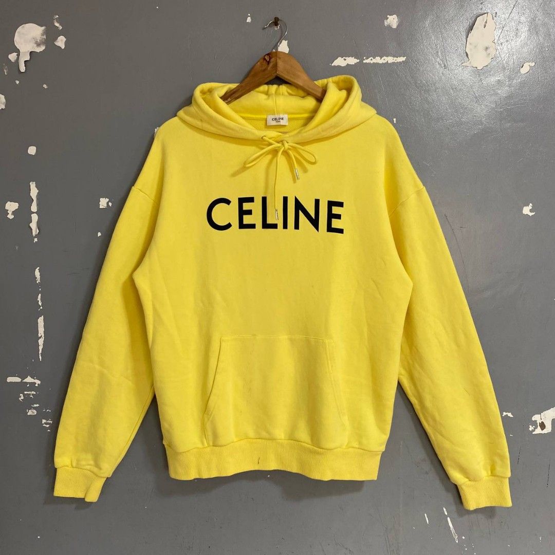 Celine Men's Cotton Fleece Hoodie