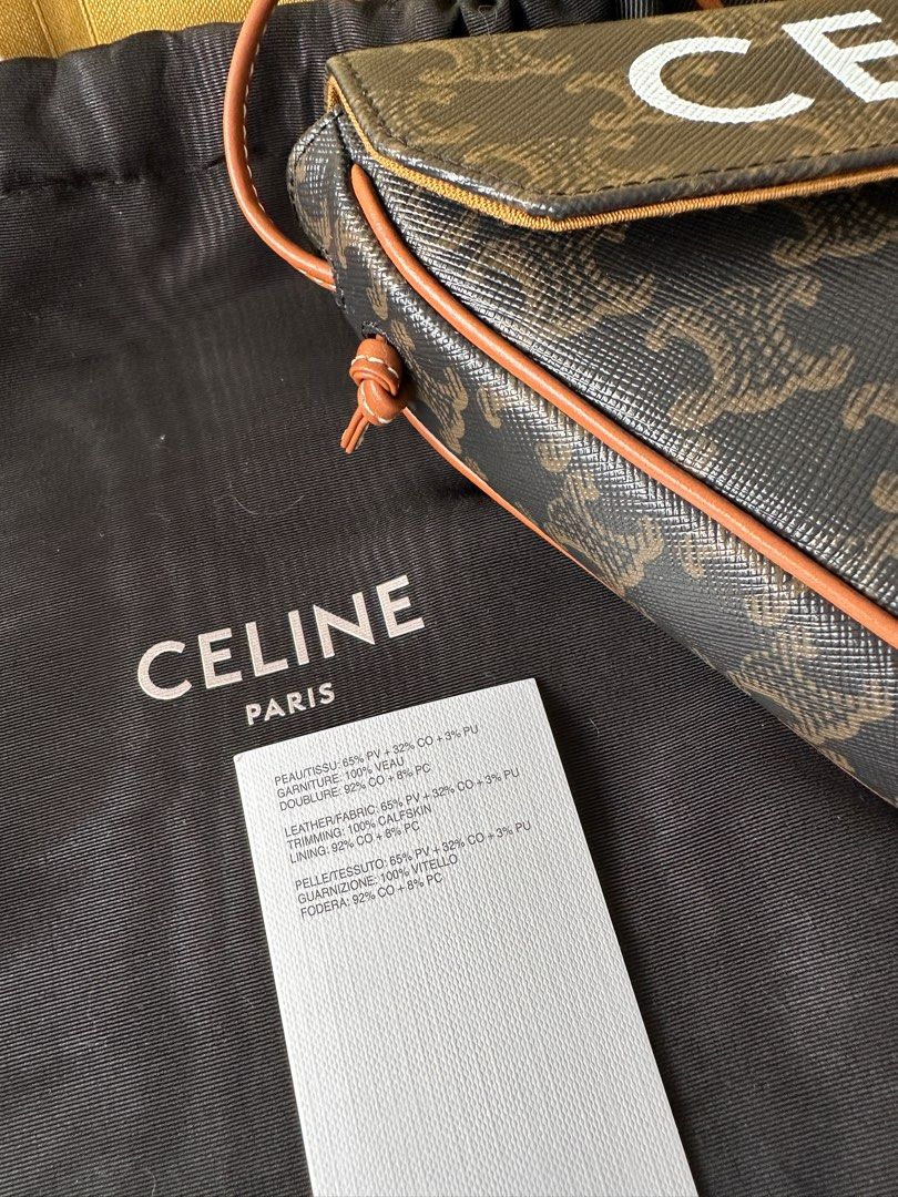 Celine triangle best sale shoulder bag