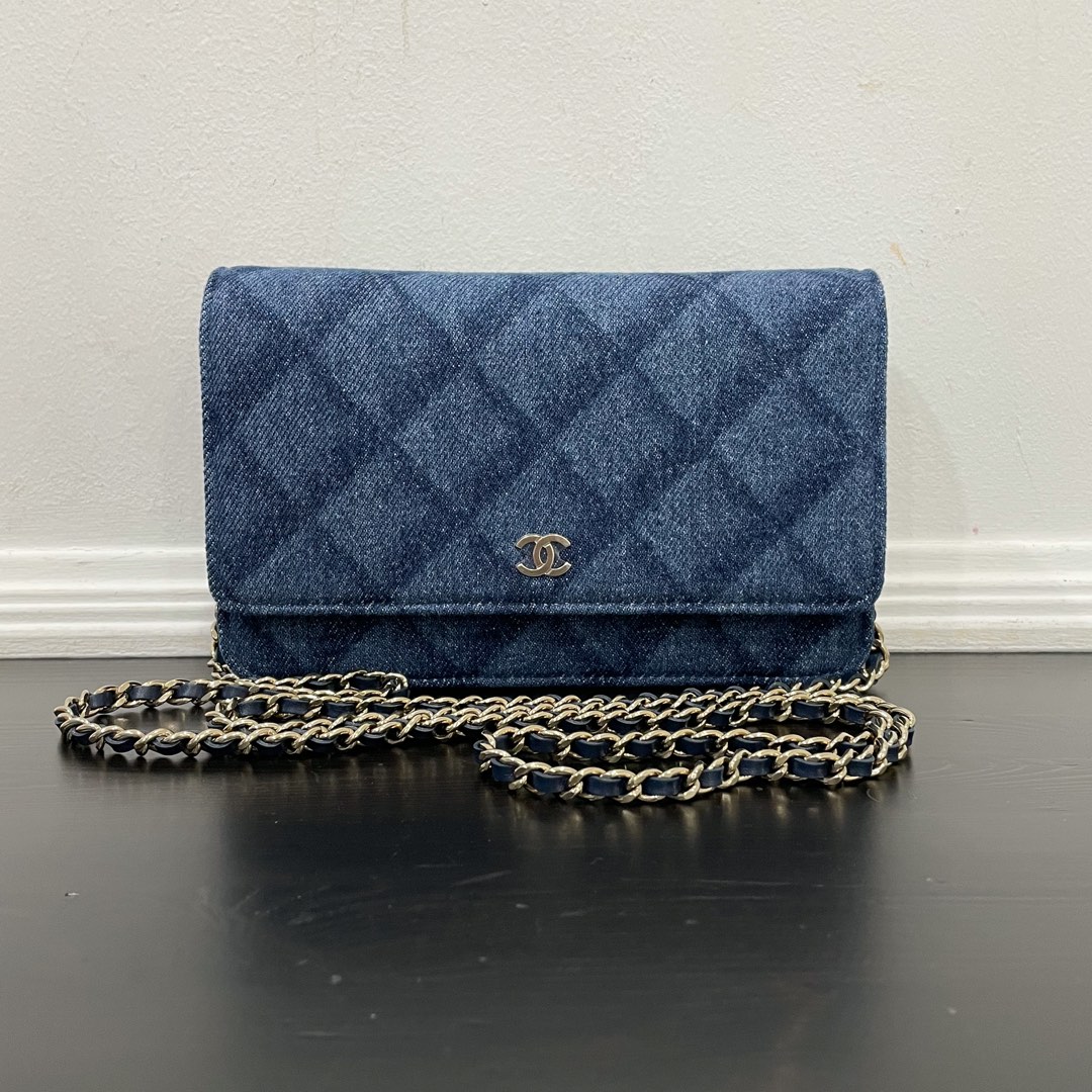 Chanel AP0250 Denim WOC - [237003627], Luxury, Bags & Wallets on Carousell