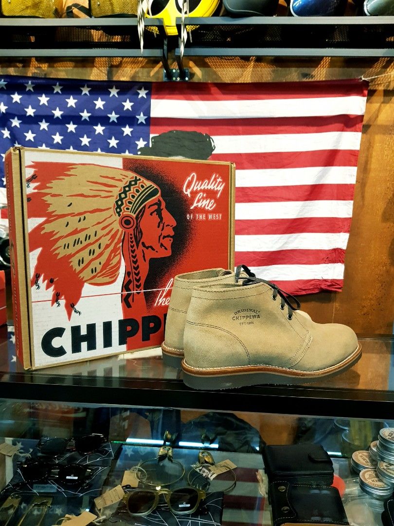 Chippewa nubuck outlet boots