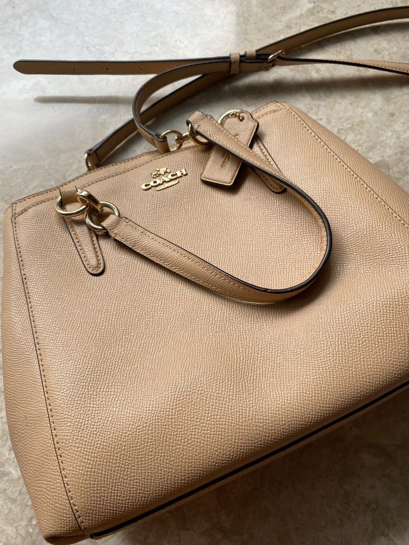 Coach crossgrain sales leather minetta crossbody
