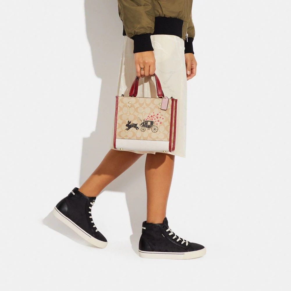 Coach New Rabbit X Carriage Tote Bag, Women's Fashion, Bags & Wallets ...