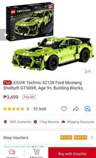 COD LALAMOVE LEGO TECHNIC MUSTANG FORD MUSTANG LEGO BIG LEGO ORIGINAL LEGO COLLECTORS ITEM