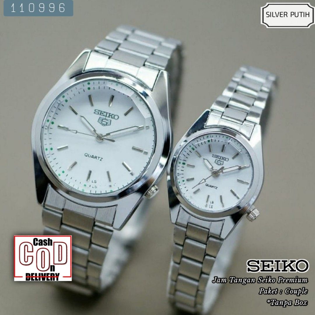 Cod Jam Tangan Couple Seiko