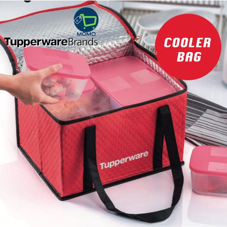 Cooler sales bag tupperware