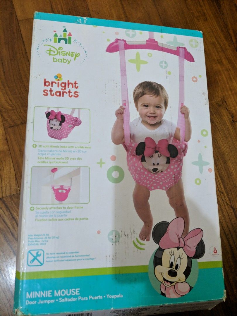 Disney baby door jumper discount minnie mouse