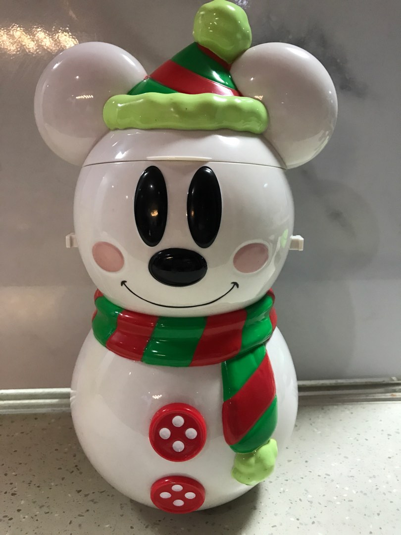 Disney popcorn bucket with strap on Carousell