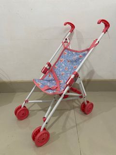 Dolls World Stroller Bayi Mainan Anak Besi