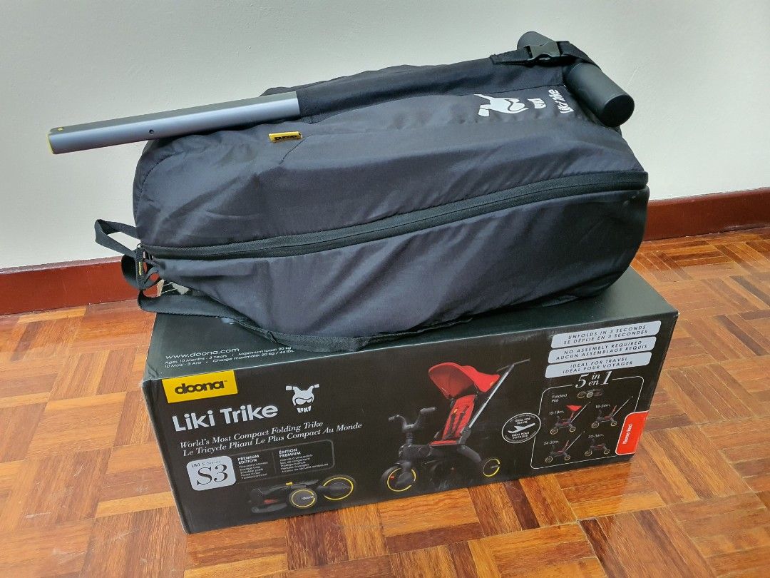 Liki trike travel bag top