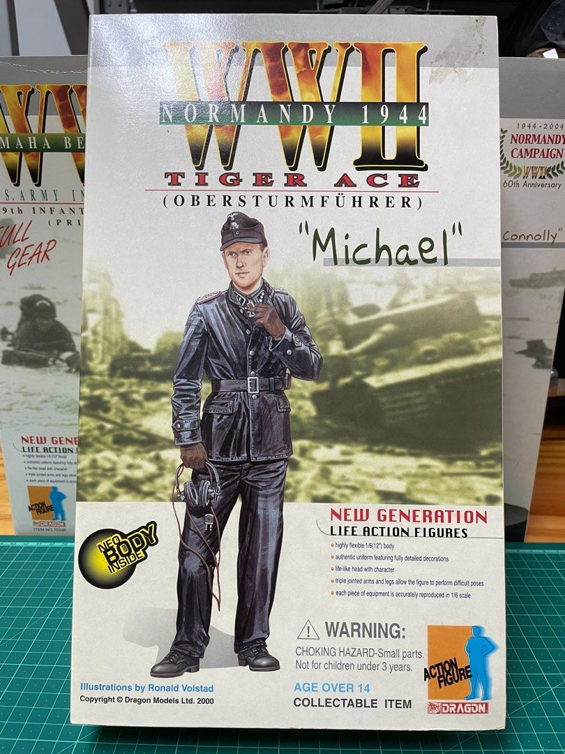ドラゴン社　WWⅡ 1/6　NORMANDY 1944 TIGER ACE WWII Normandy 1944 Dragon Action Figure Tiger Ace Michael