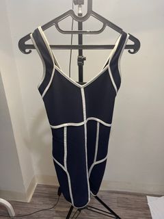 dress mini sexy navy