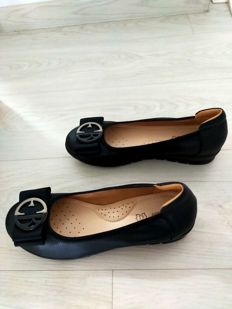 Everbest leather pump shoe, Women's Fashion, Footwear, Flats on Carousell