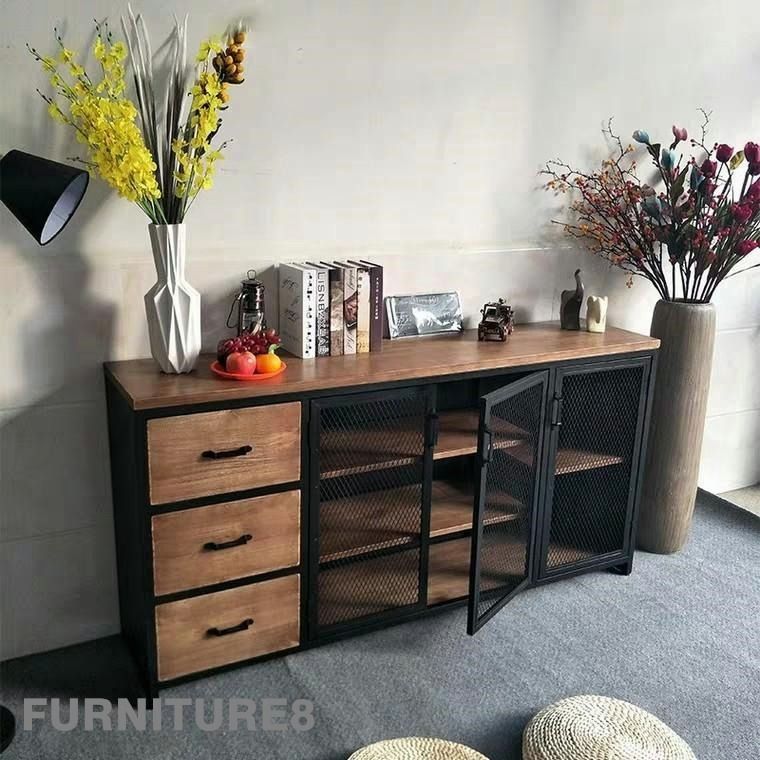 Metal cheap sideboard buffet