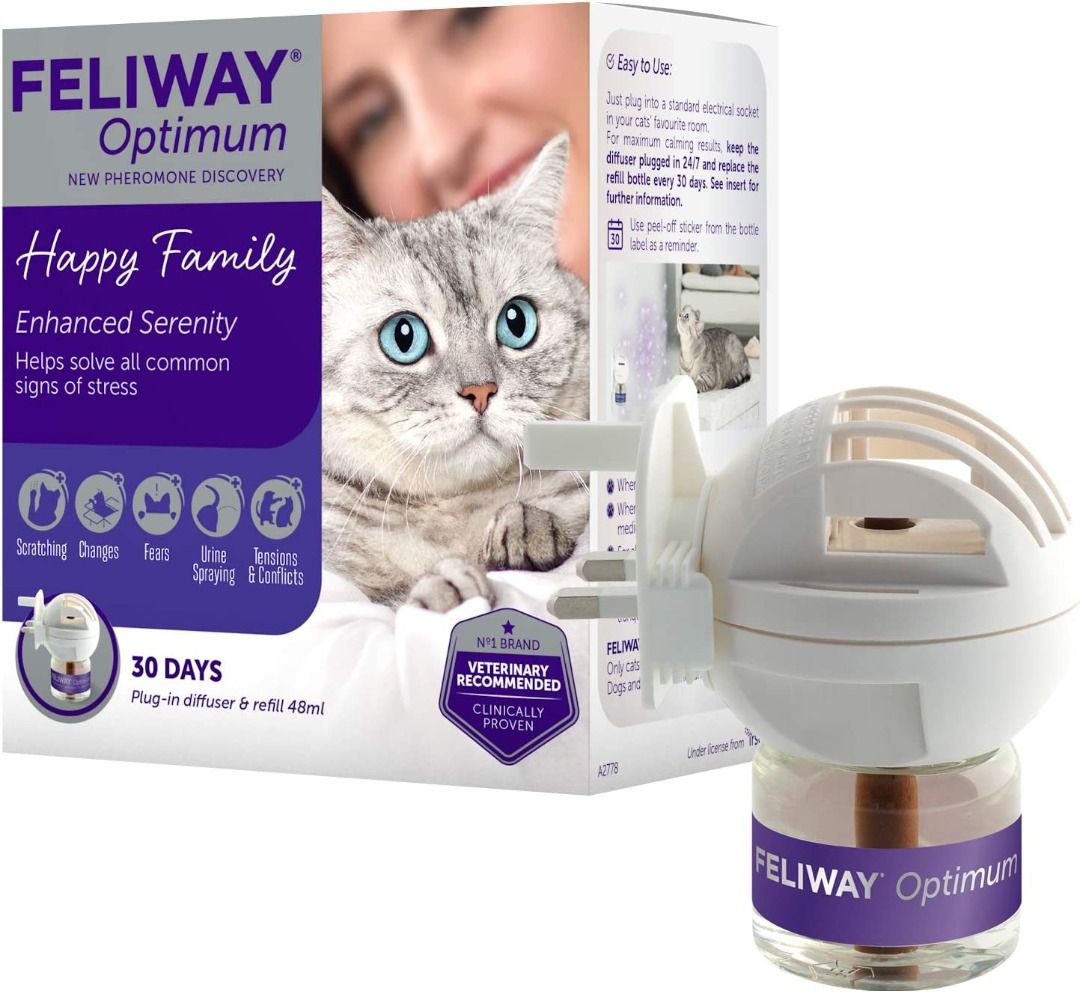 sh Ready stock - FELIWAY Optimum Diffuser & 30 Day Refill, The Best ...