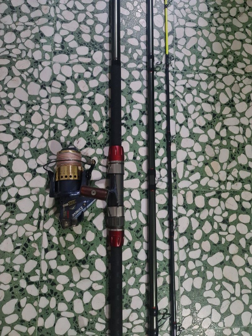Fishing rod ,free reel with PE 8 line .
